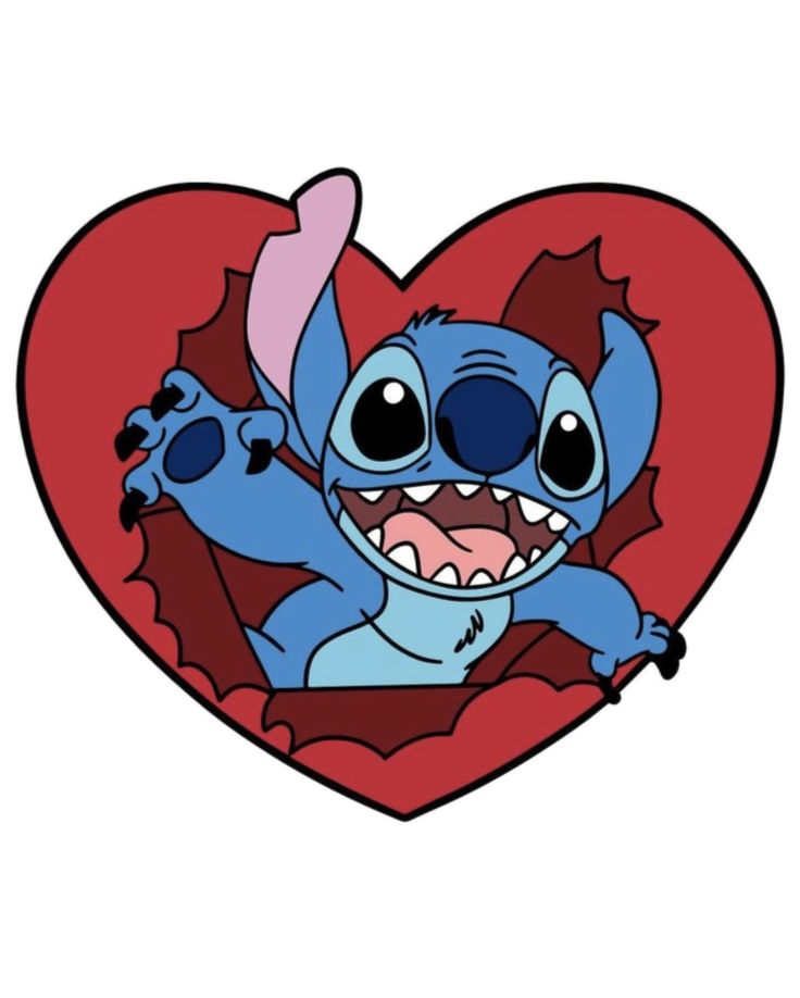 Alfombra Stitch Corazón