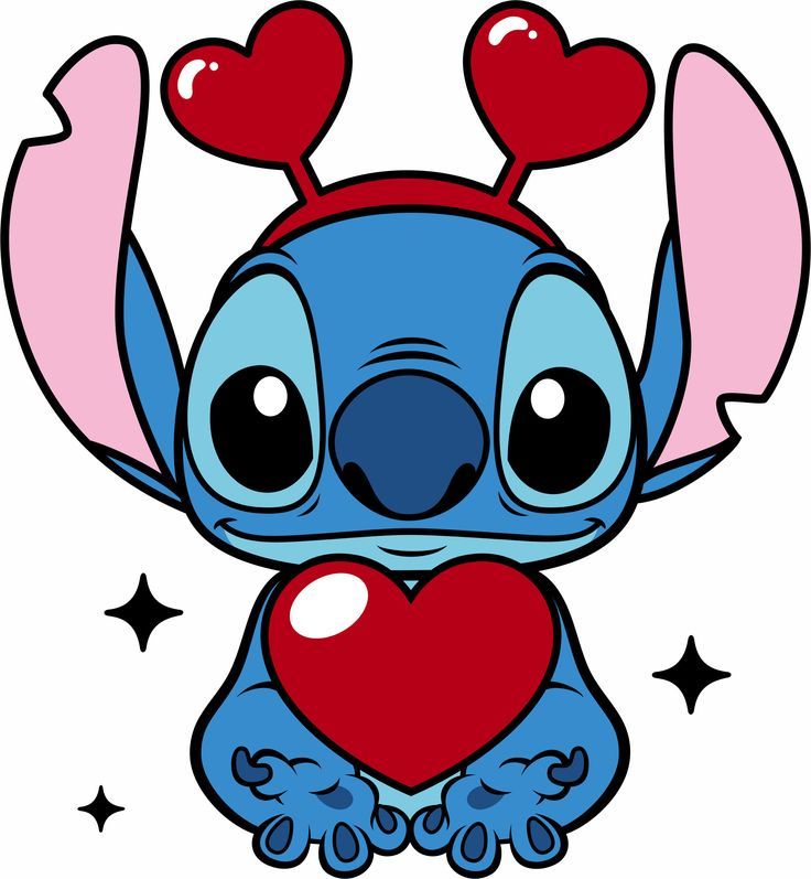 Alfombra Stitch corazones