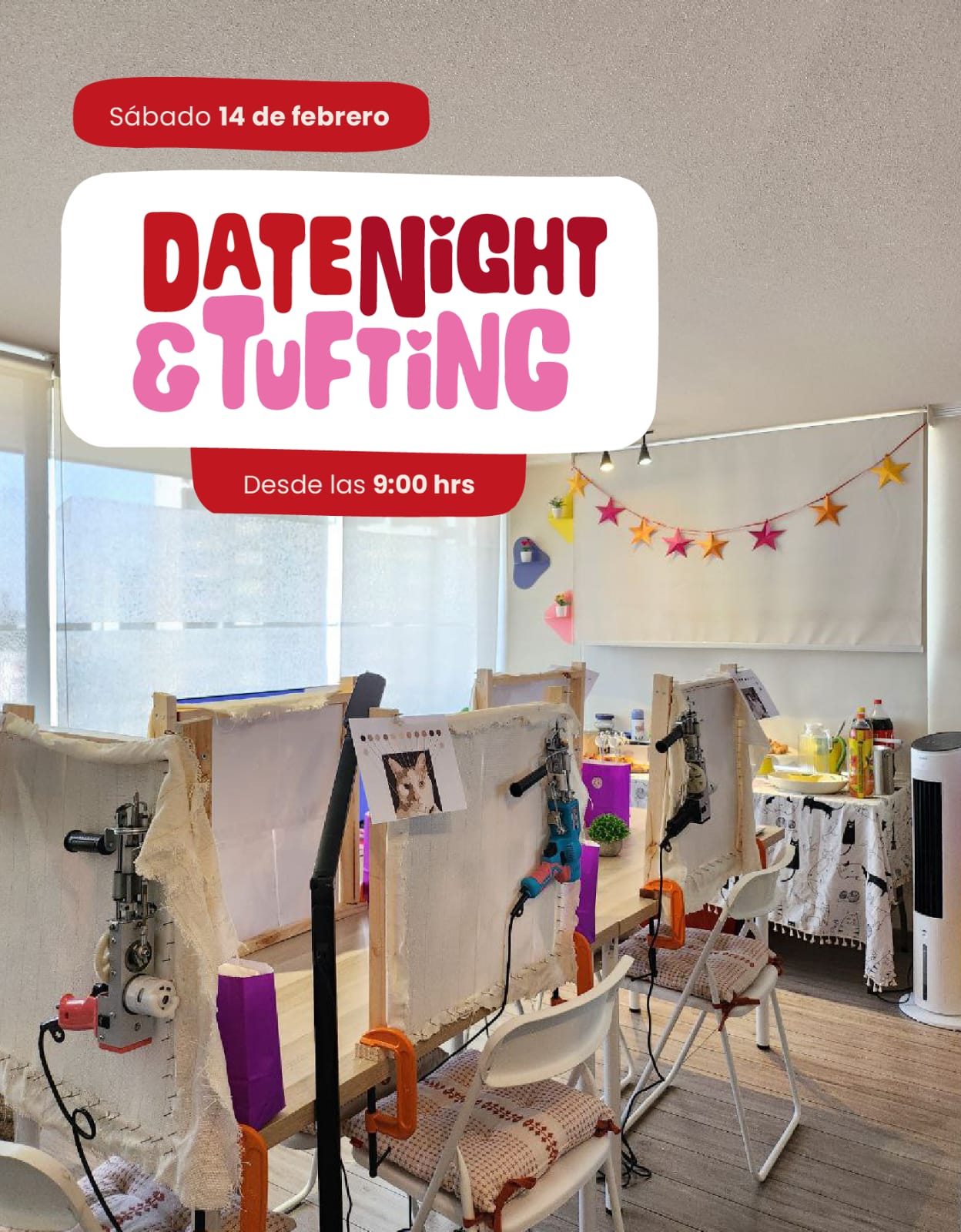 Date y Tufting Para dos personas